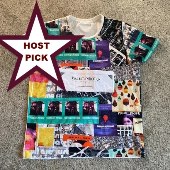 PRADA - *host  pick unisex short sleeve shirt authenticated  real authentication - Picture 1 of 16